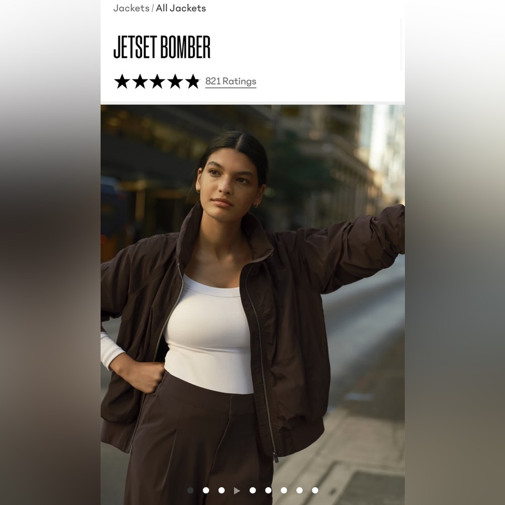 Jetset Bomber Jacket from Athleta